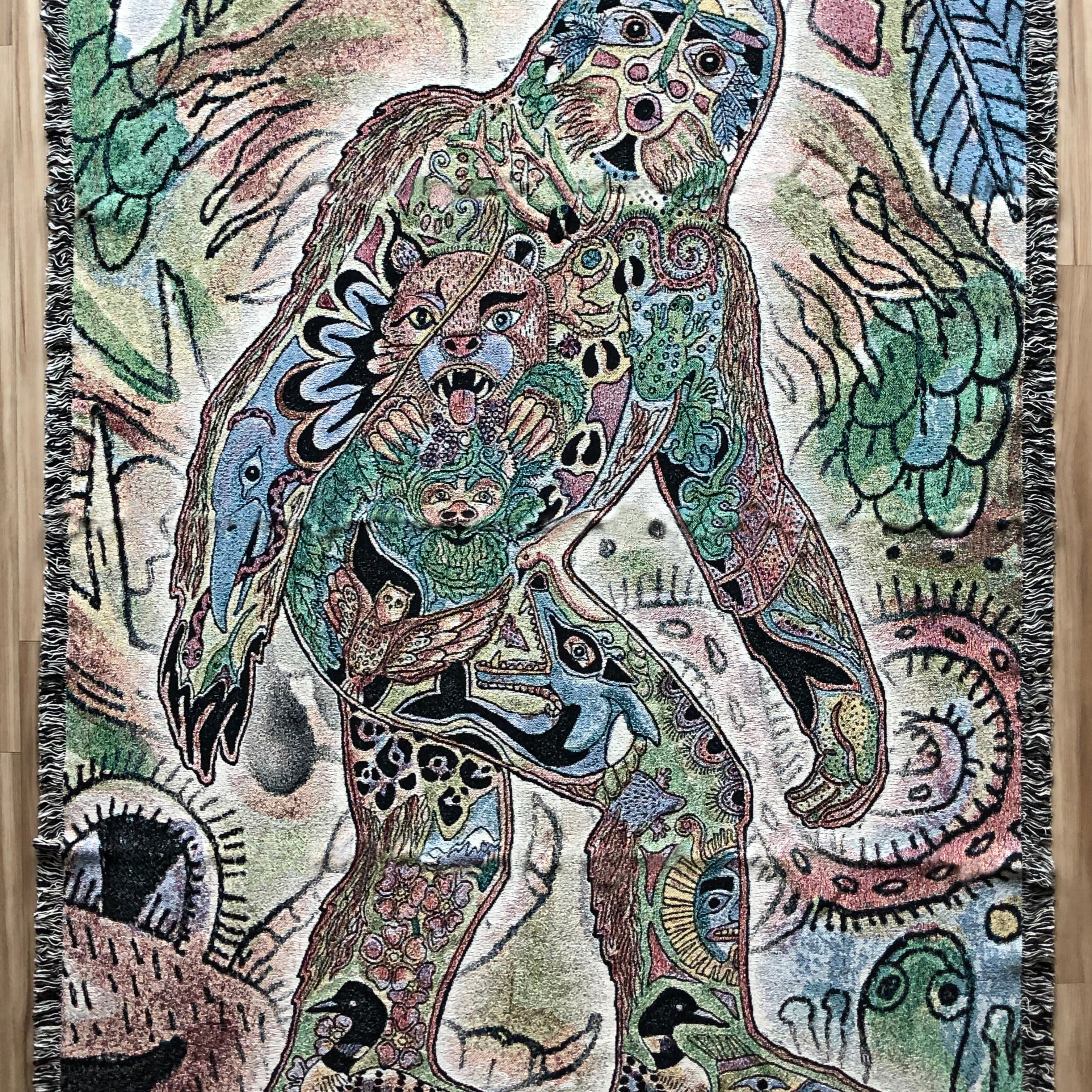 Sasquatch (Bigfoot) Blanket