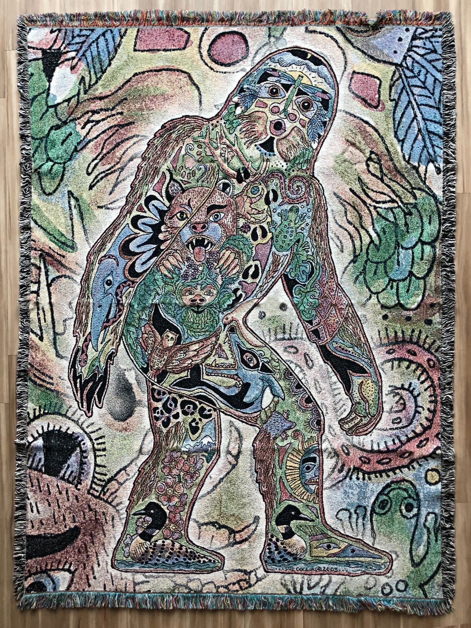 Sasquatch (Bigfoot) Blanket