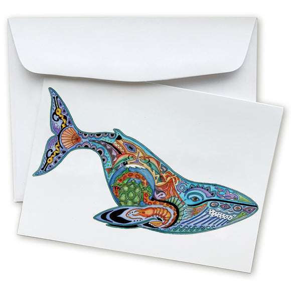Blue Whale Note Card