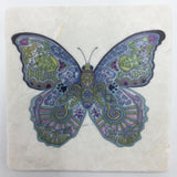 Blue Morpho Butterfly Coasters and Trivets