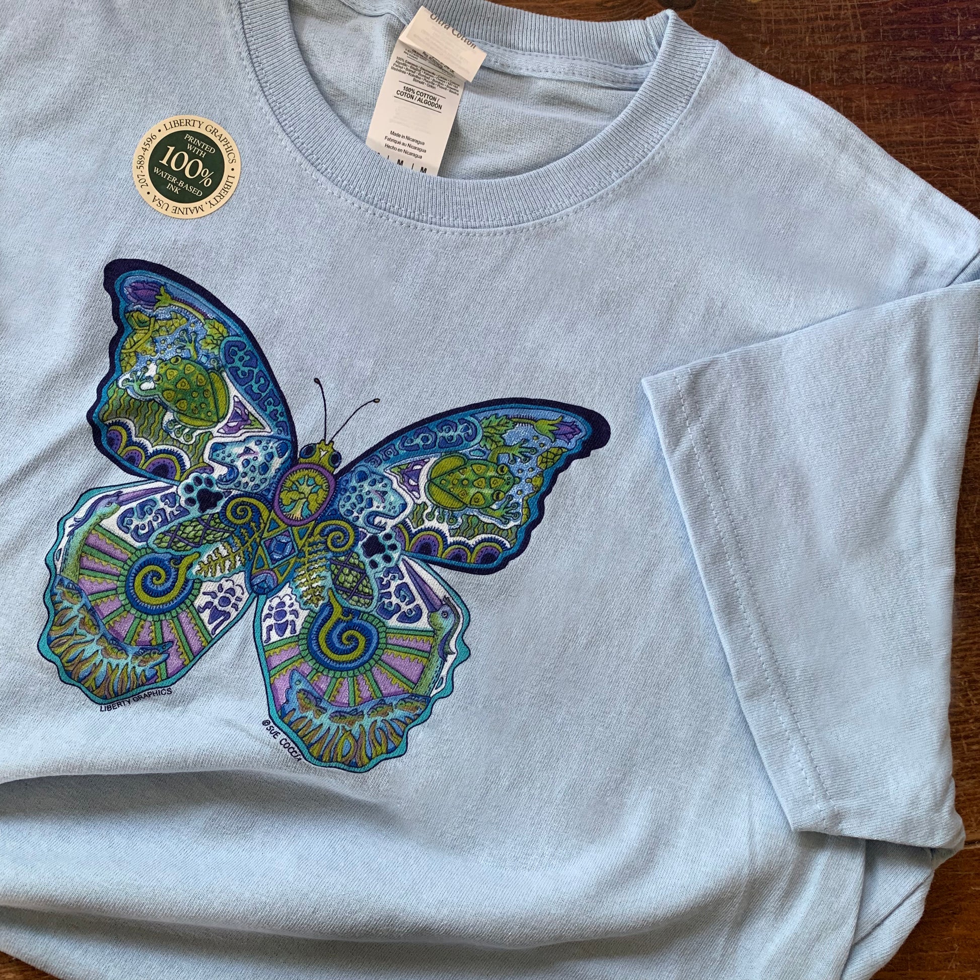 Blue Morpho Butterfly Shirt