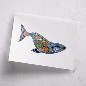 Blue Whale Signed Print