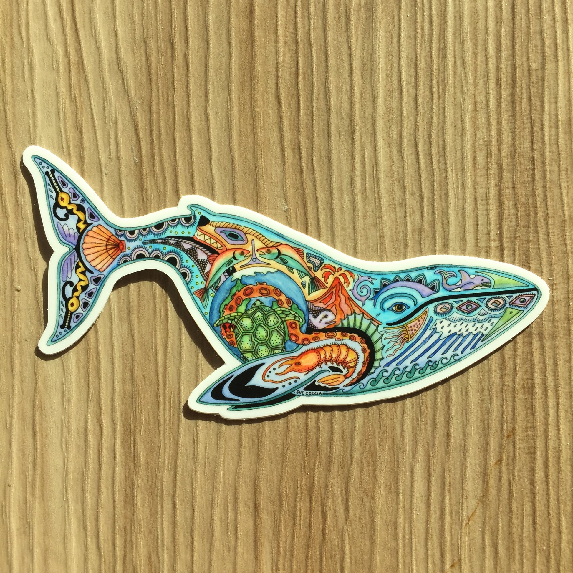 Blue Whale Sticker