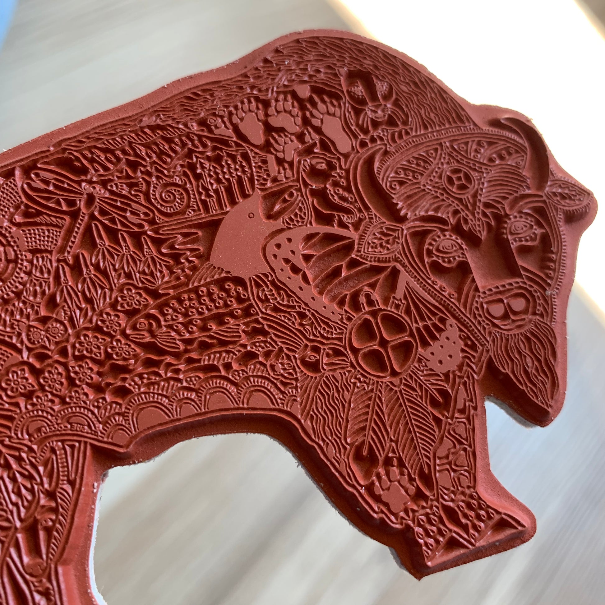 Buffalo Rubber Stamp