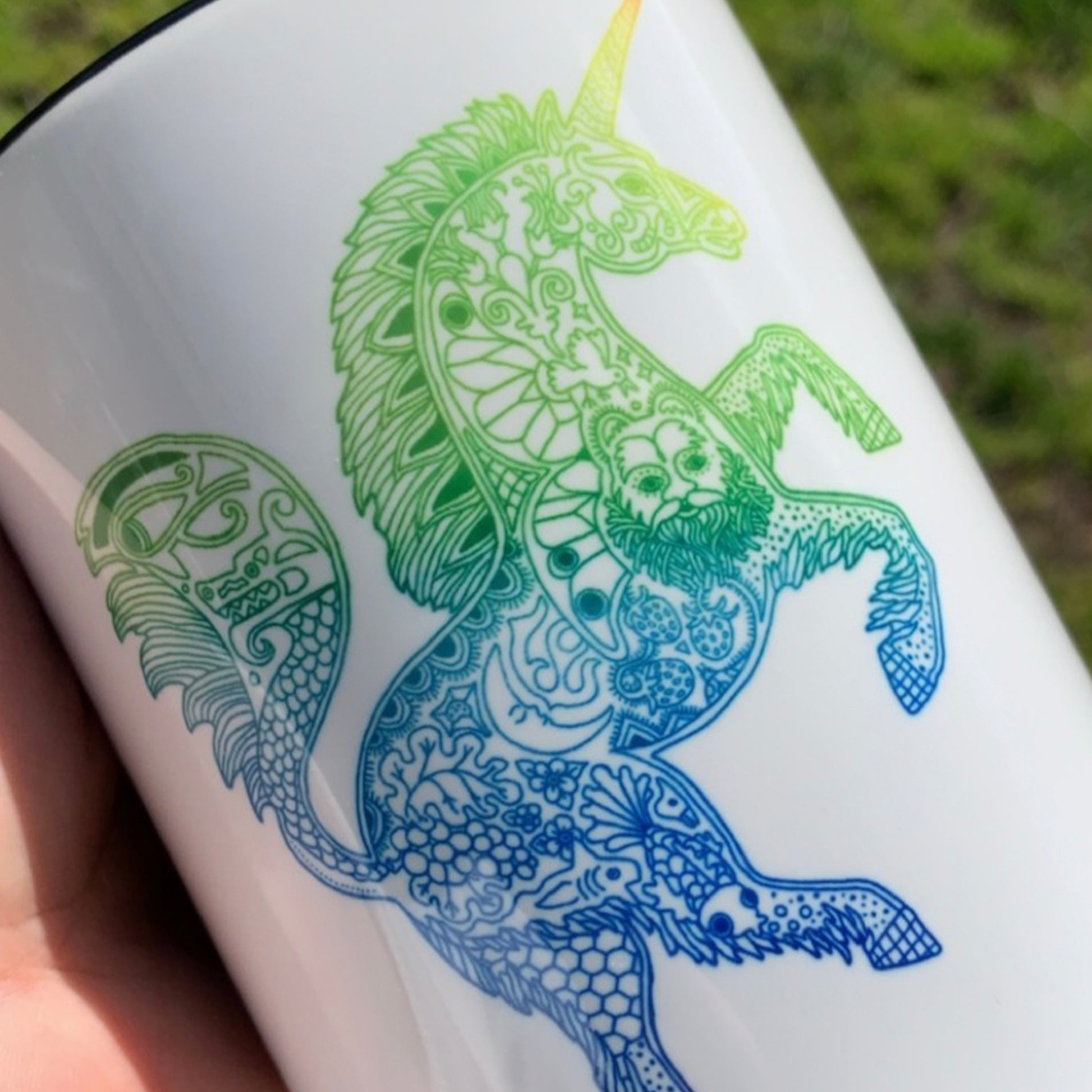 Unicorn (Rainbow) 15 oz Mug