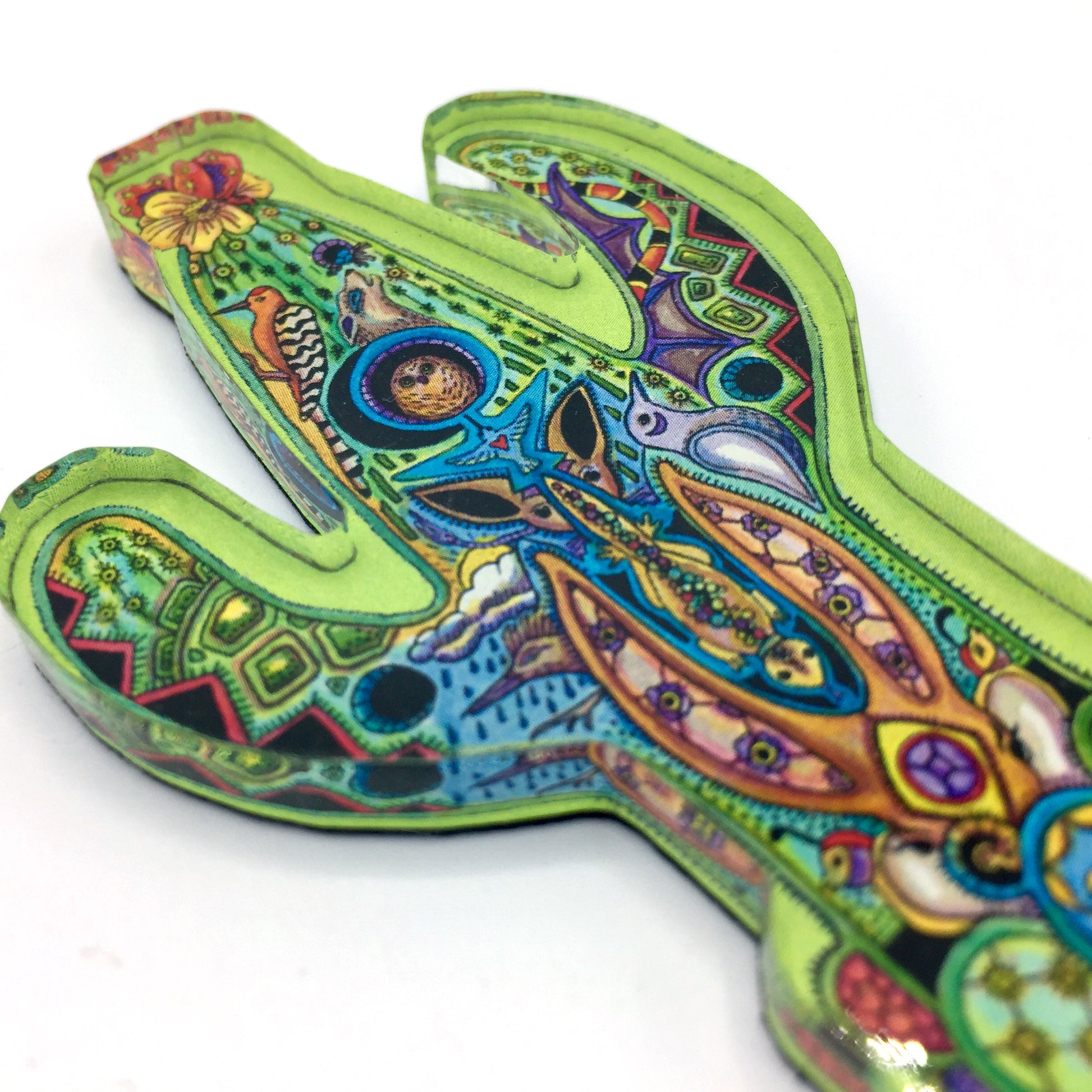 Cactus Magnets, Keychains and Pins