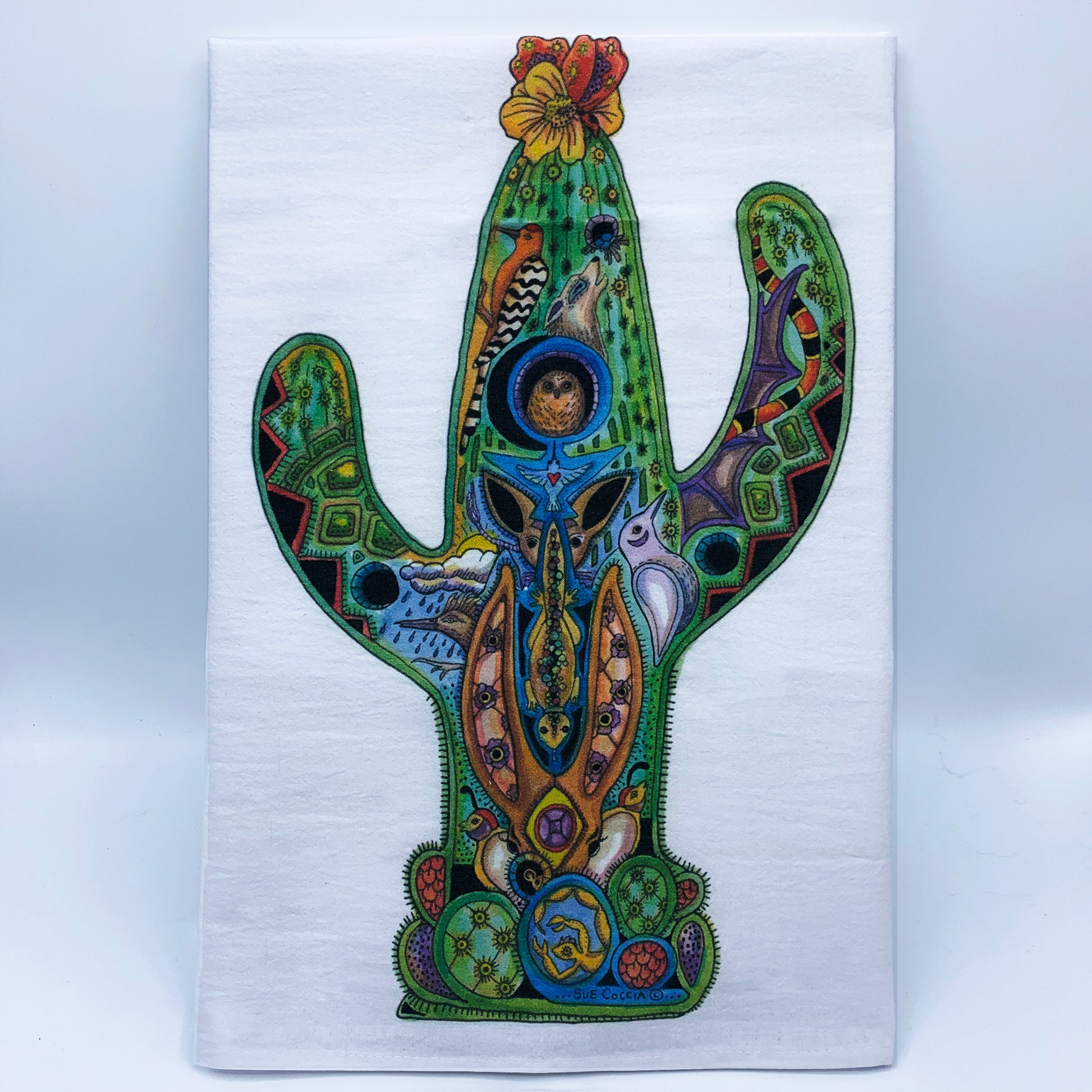 Cactus Flour Sack Towel