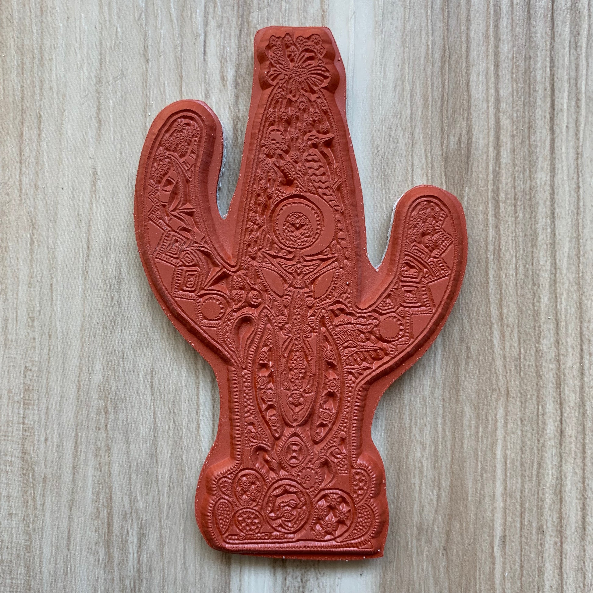 Cactus Rubber Stamp