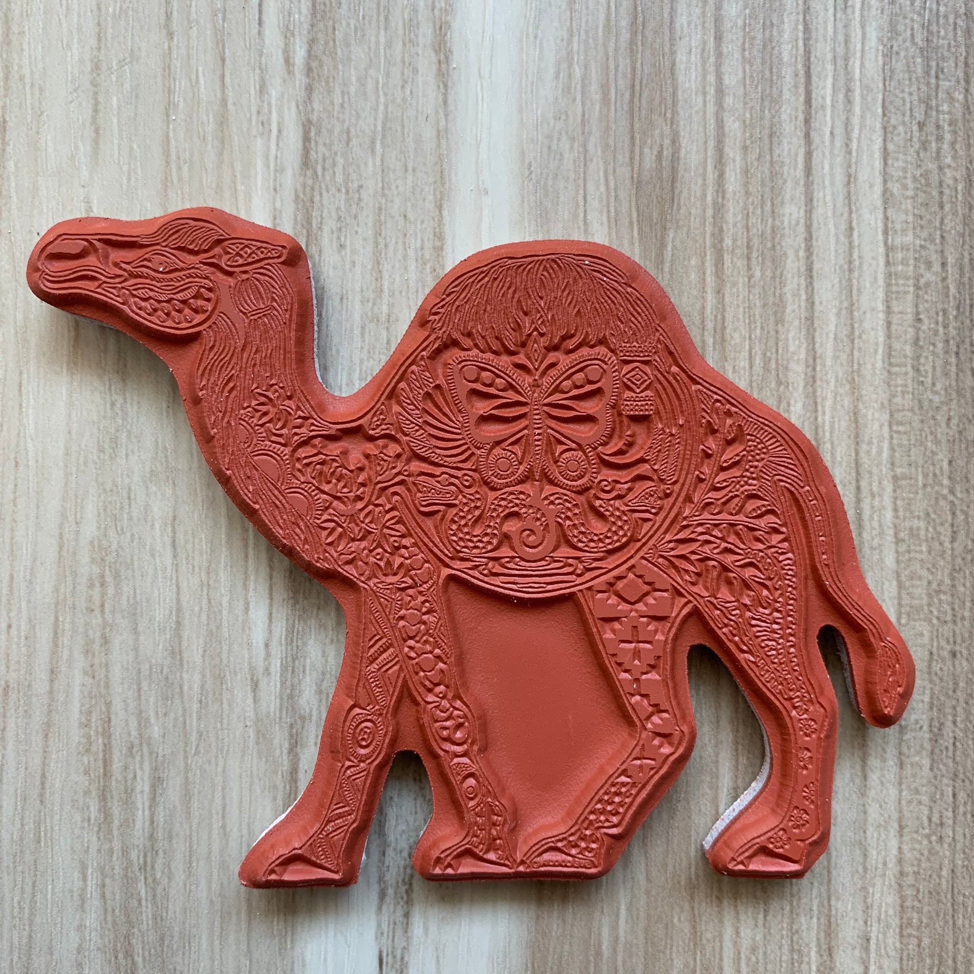 Camel Rubber Stamp