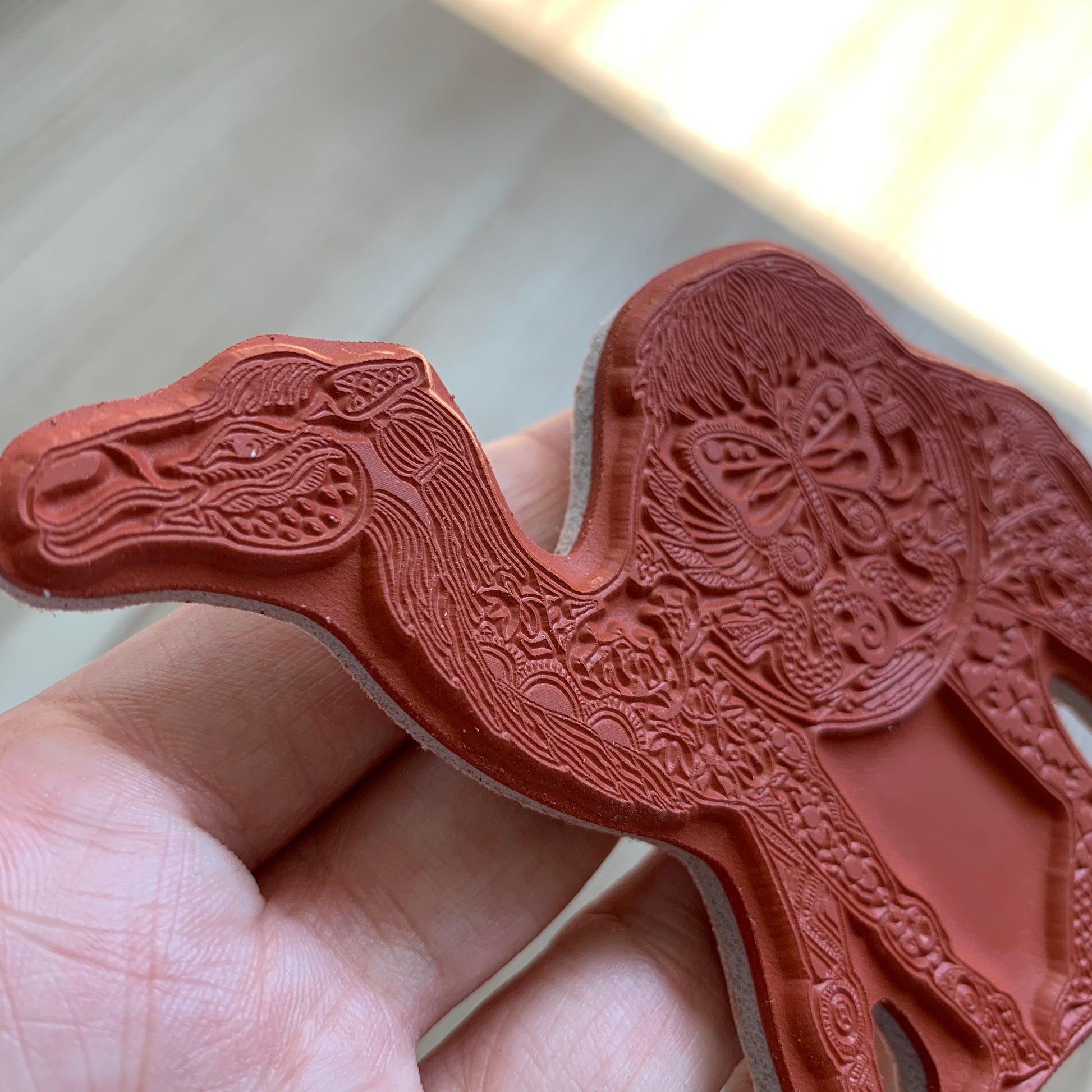 Camel Rubber Stamp