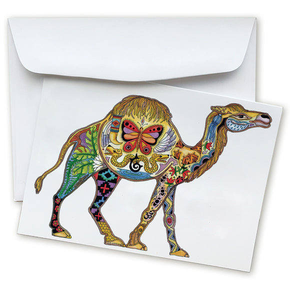 Camel Note Card
