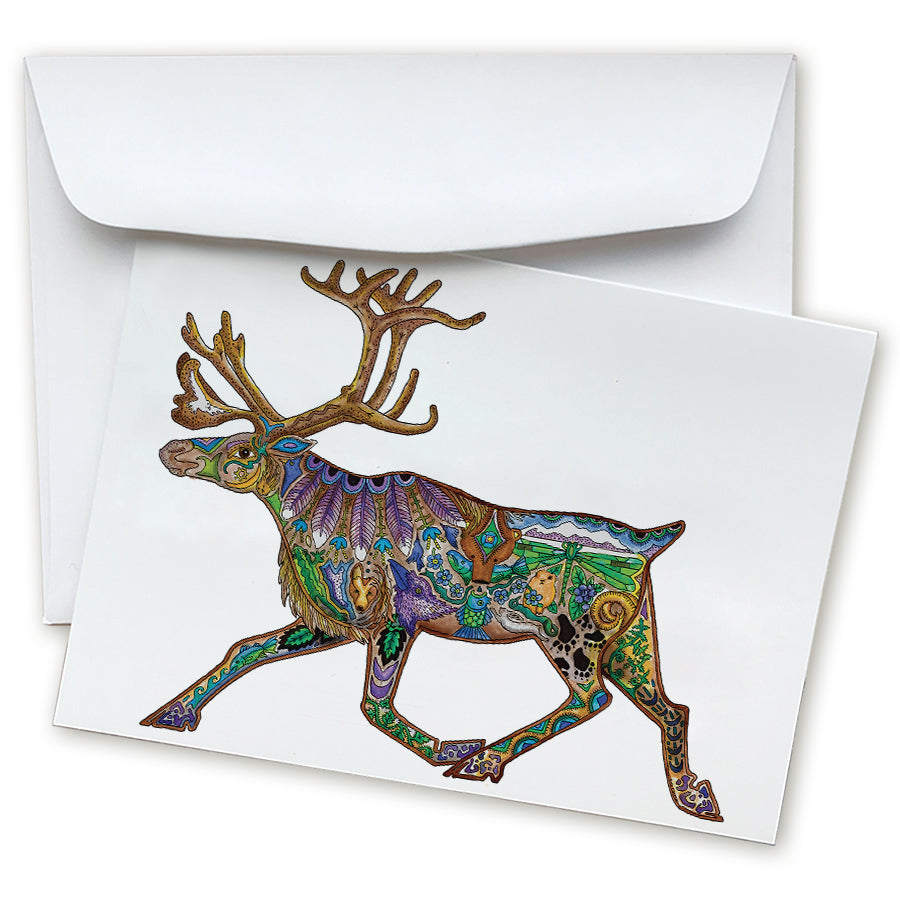 Caribou Note Card