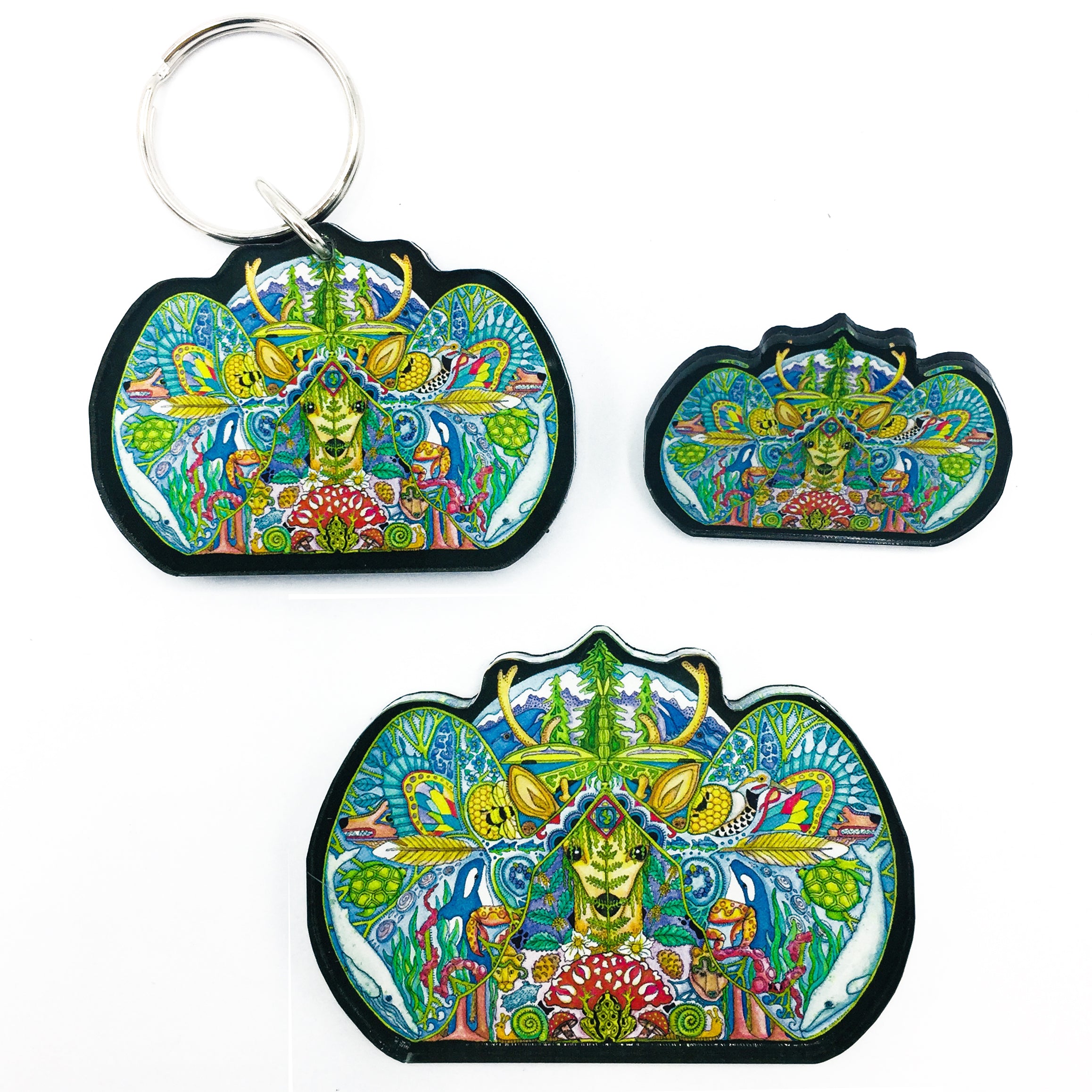 Cascadia Magnets, Keychains and Pins