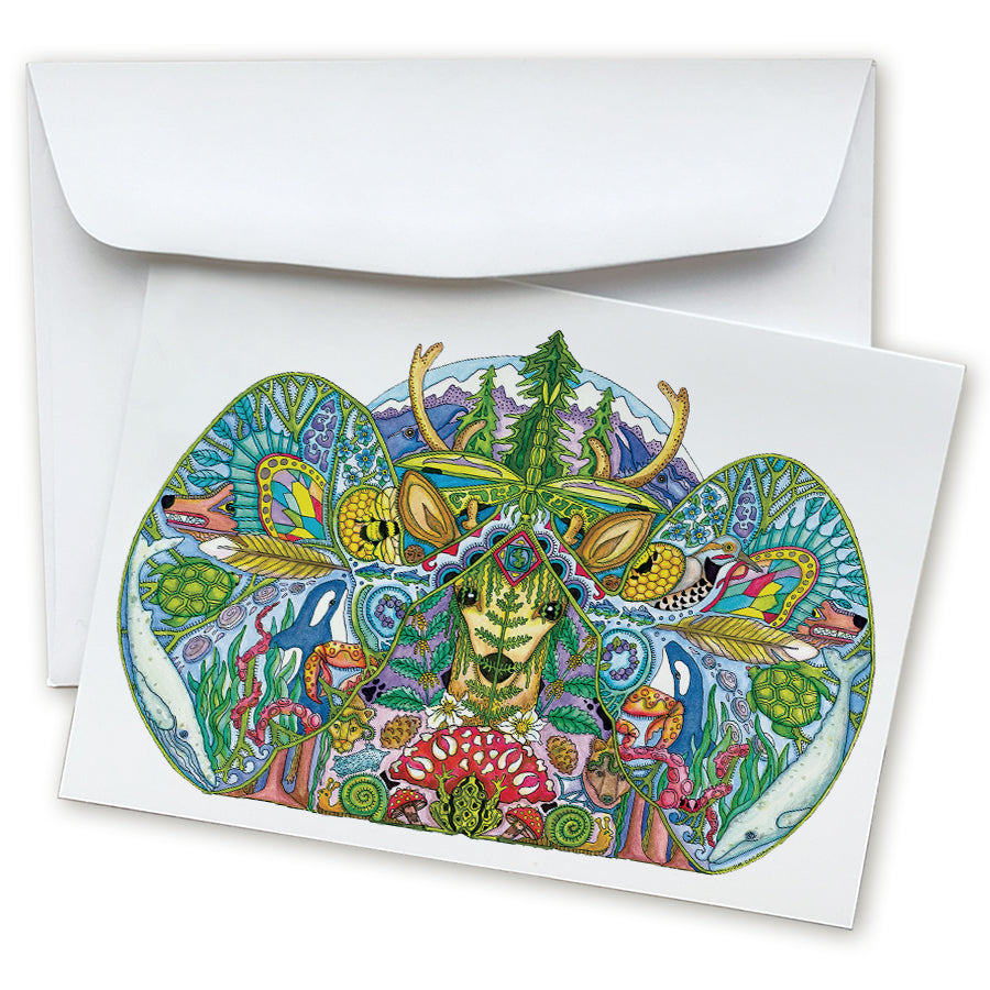 Cascadia Rainforest Note Card