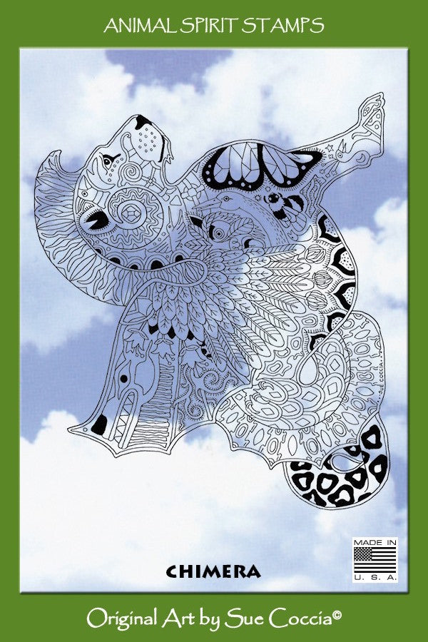 Chimera Rubber Stamp