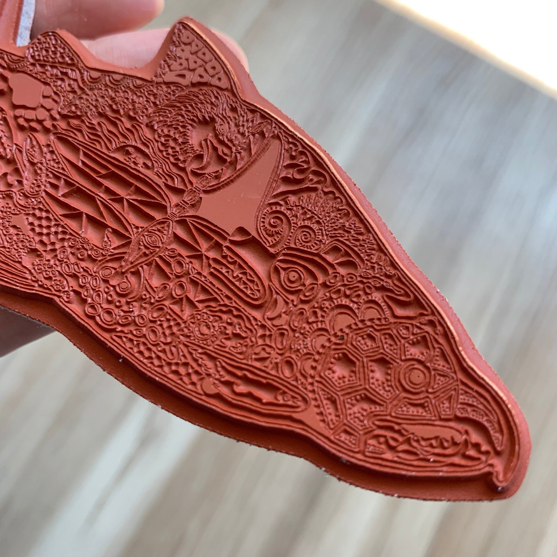 Chinook Salmon Rubber Stamp