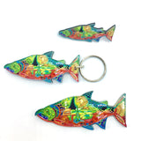 Chinook Salmon Magnets, Keychains and Pins