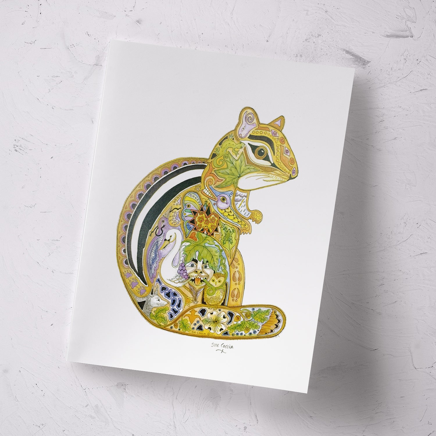 Chipmunk Signed Print