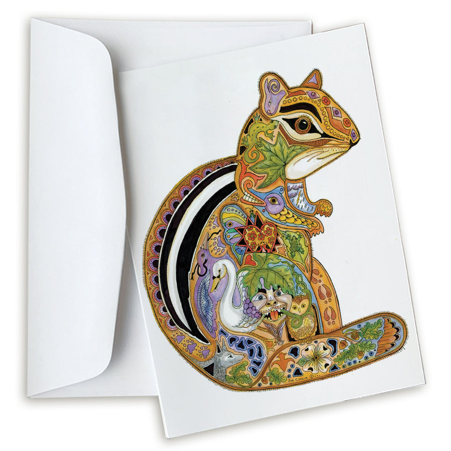 Chipmunk Note Card