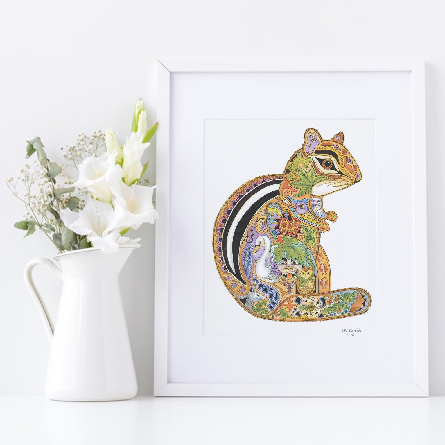 Chipmunk Signed Print