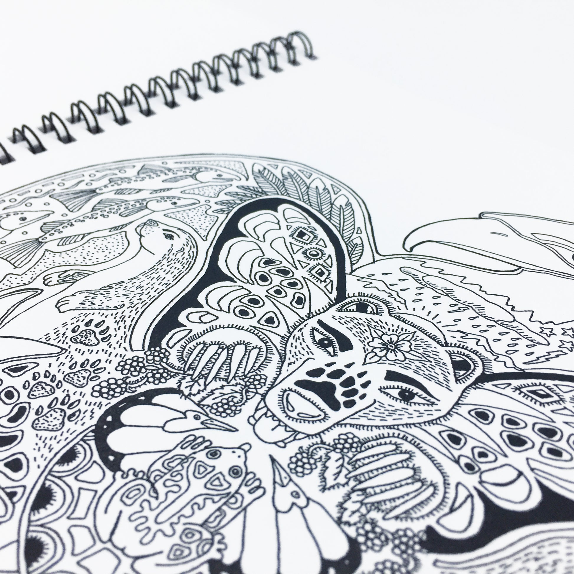 Yellowstone Critters Coloring Book