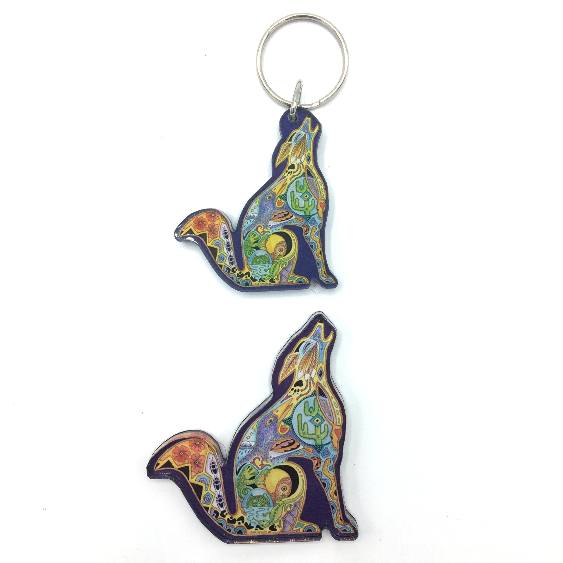 Coyote Magnets and Keychains