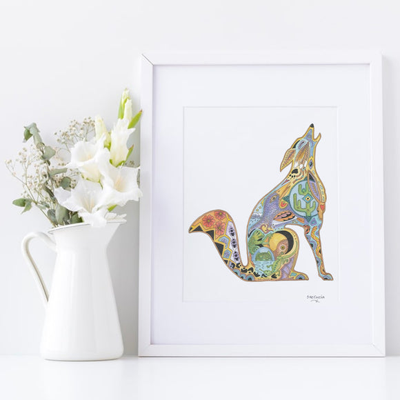 Coyote Signed Print