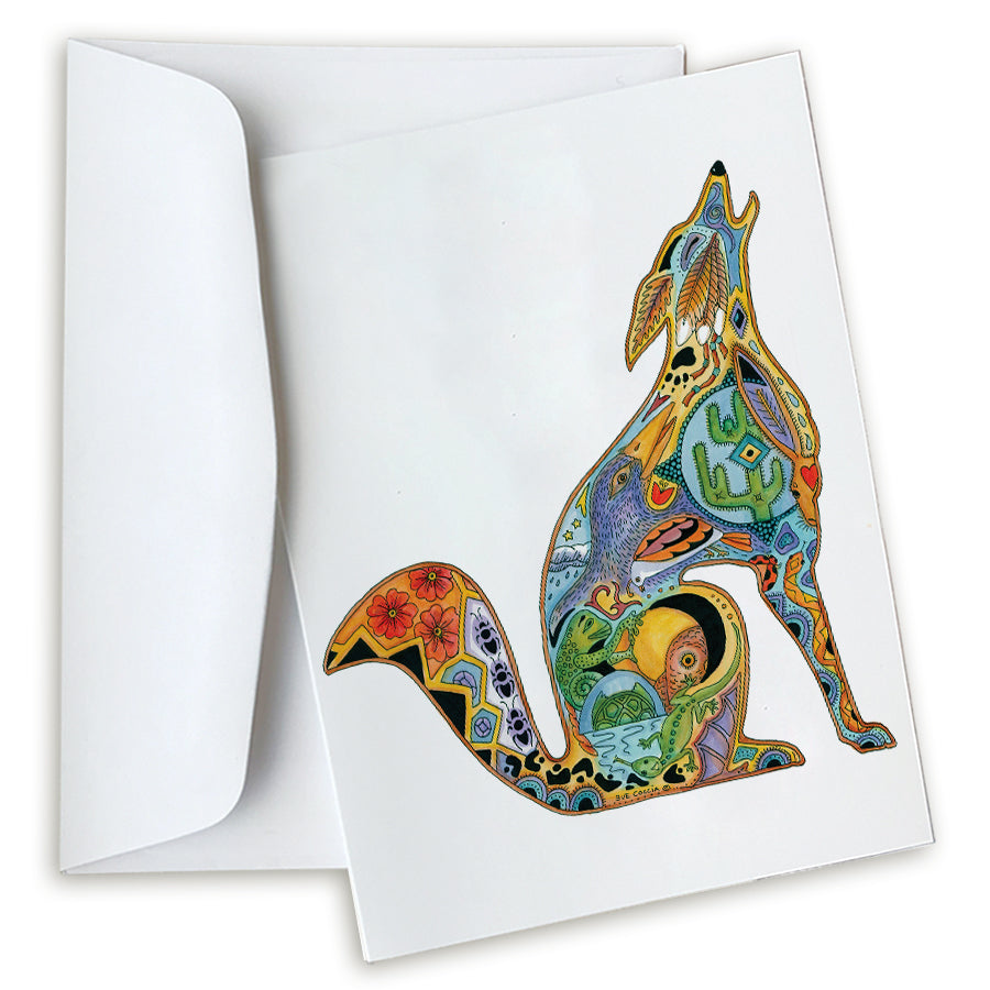 Coyote Note Card