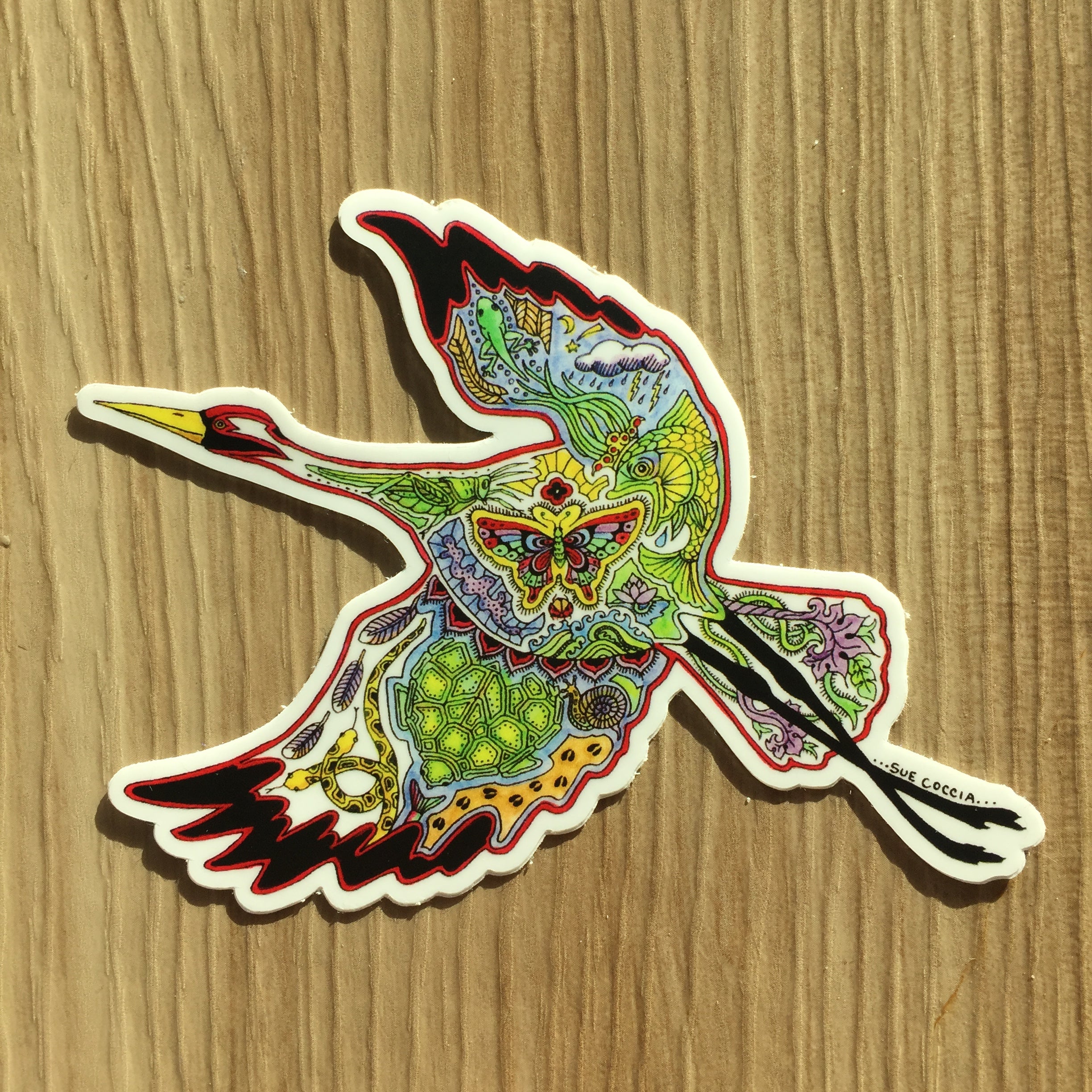 Crane Sticker