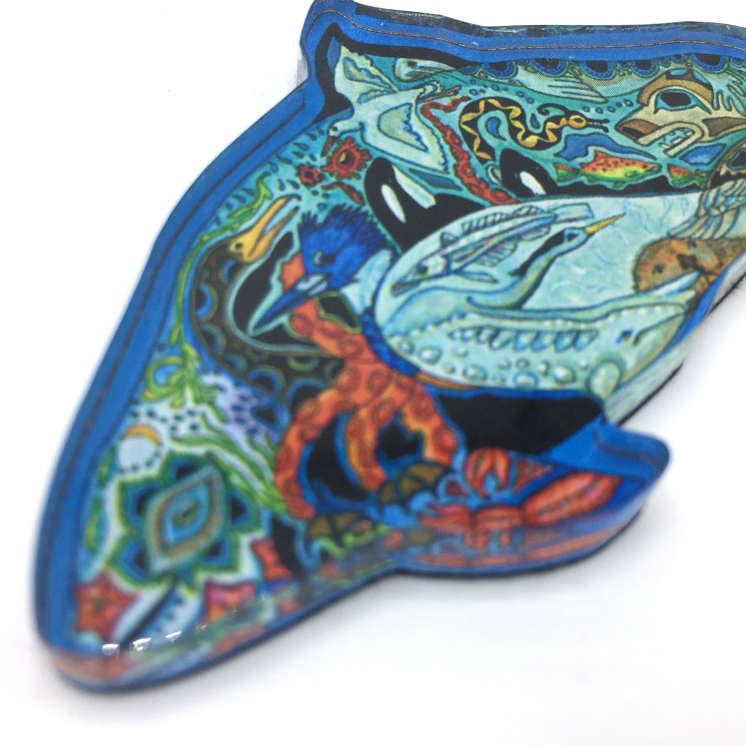 Dall's porpoise Magnets and Keychains