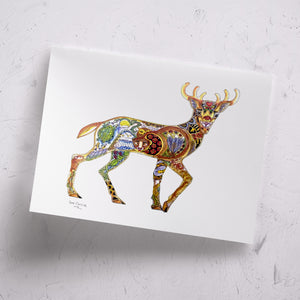 Deer Signed Print