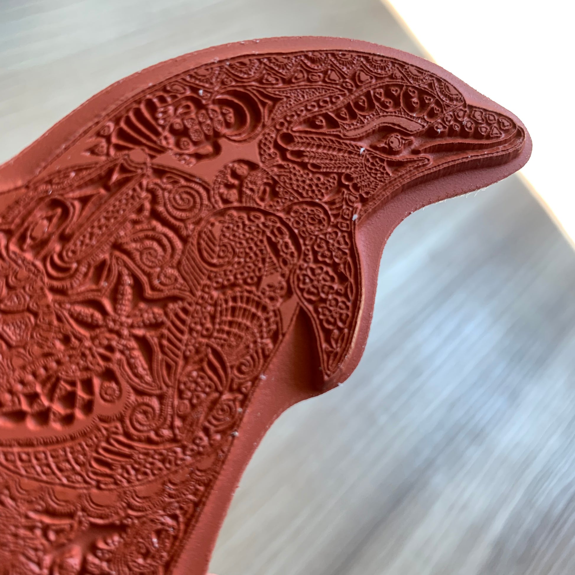 Dolphin Rubber Stamp