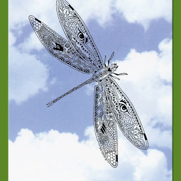Dragonfly Rubber Stamp