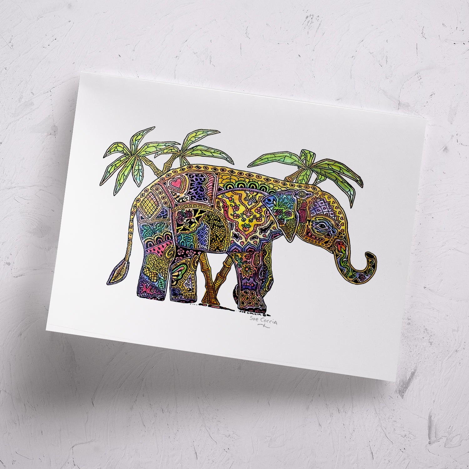 Elephant Signed Print