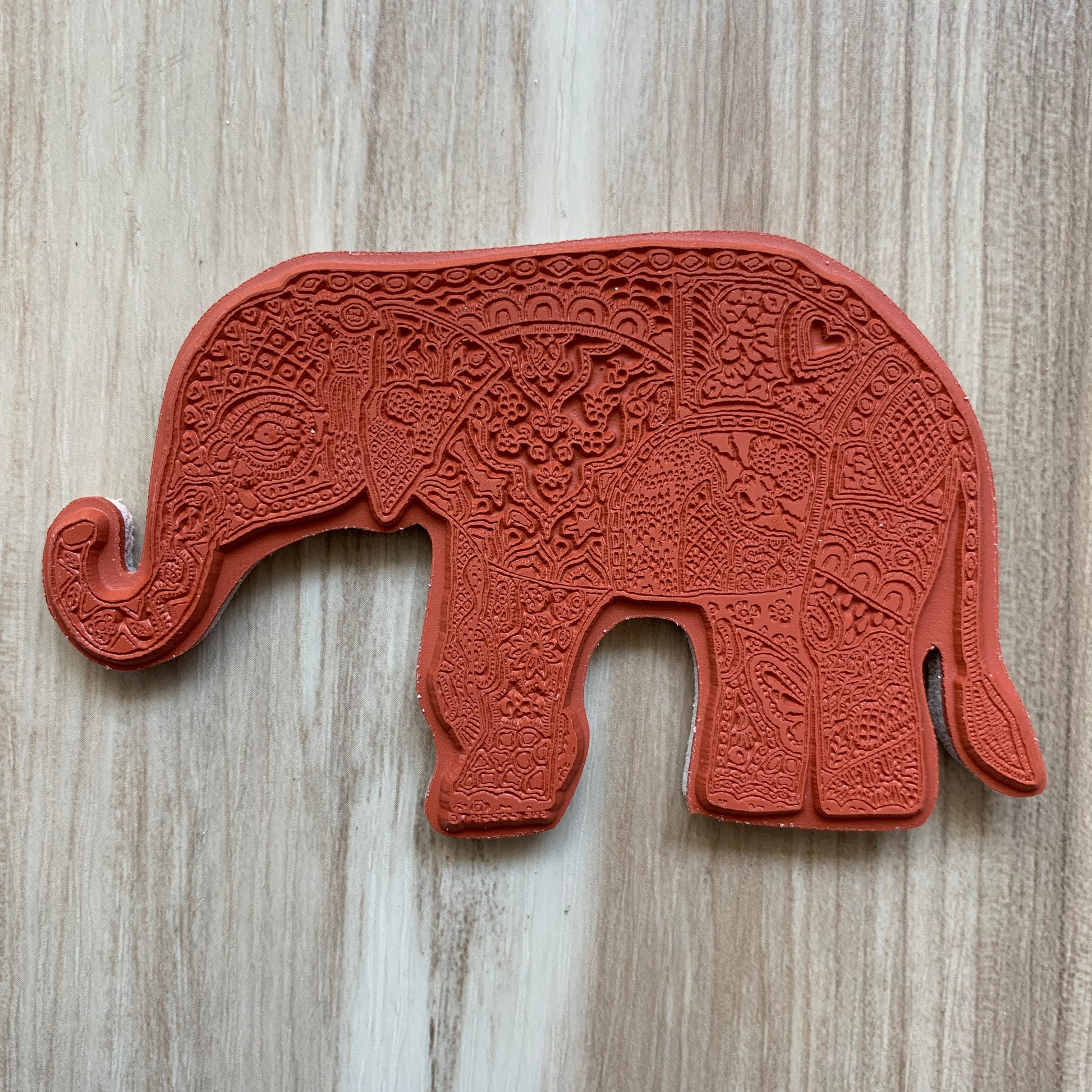Elephant Rubber Stamp