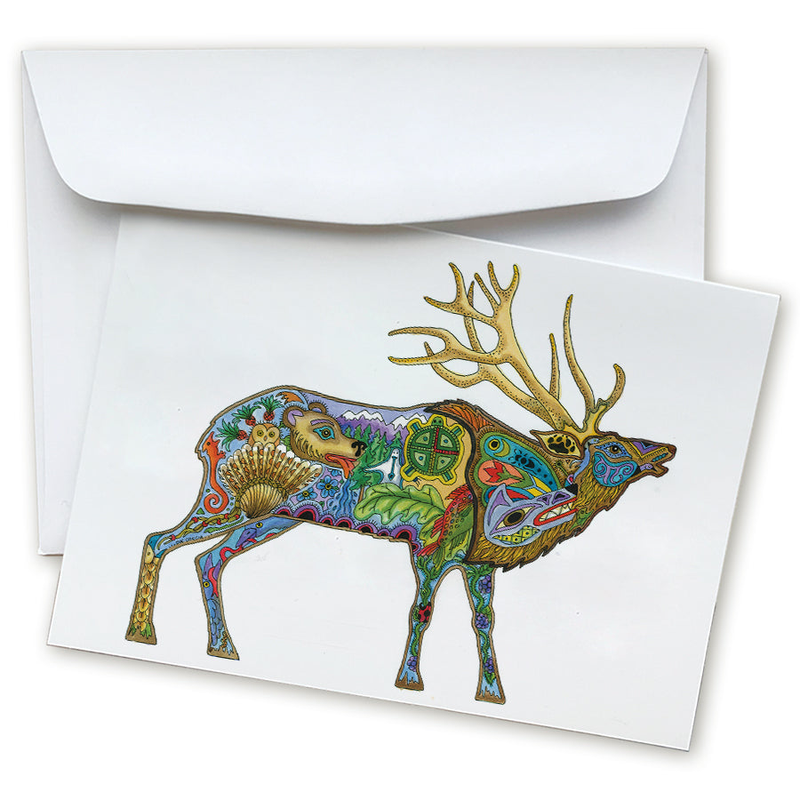 Elk Note Card