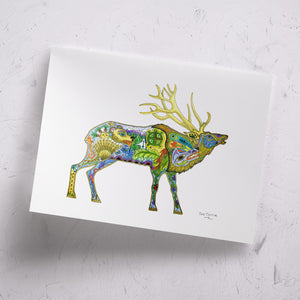Elk Signed Print