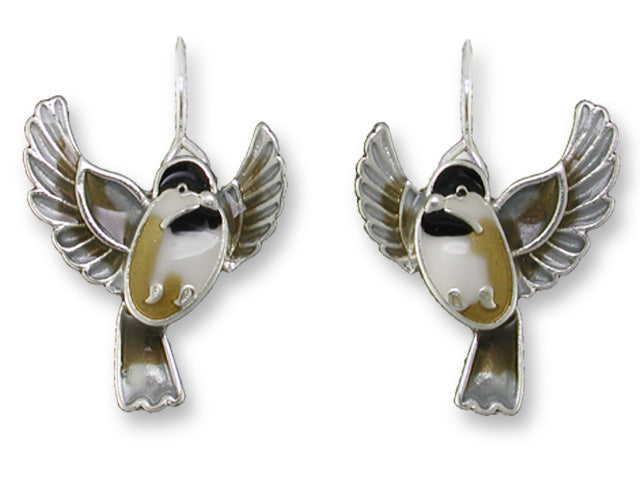 Flying Chickadee Earrings
