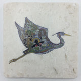 Flying Blue Heron Coasters and Trivets