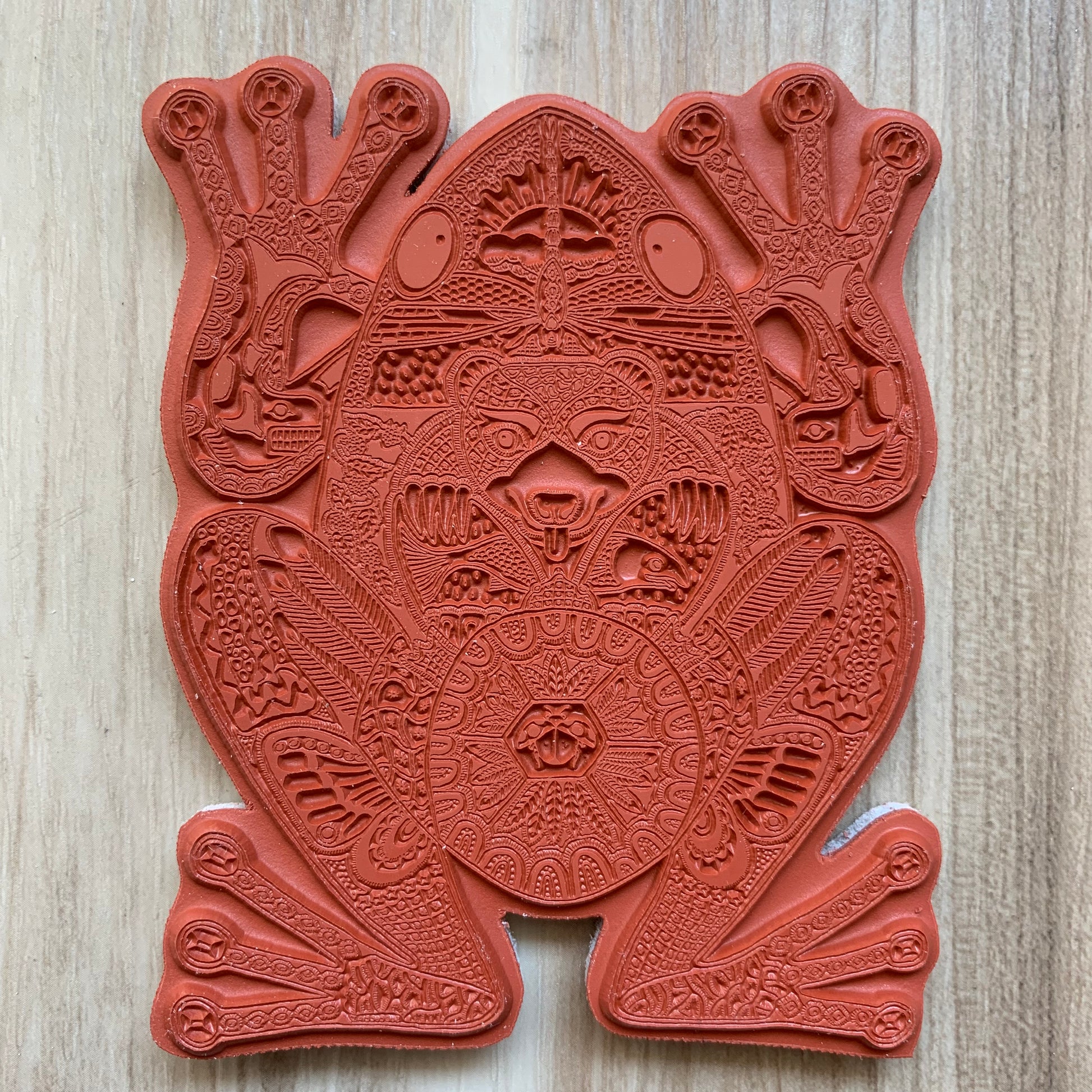 Frog Rubber Stamp