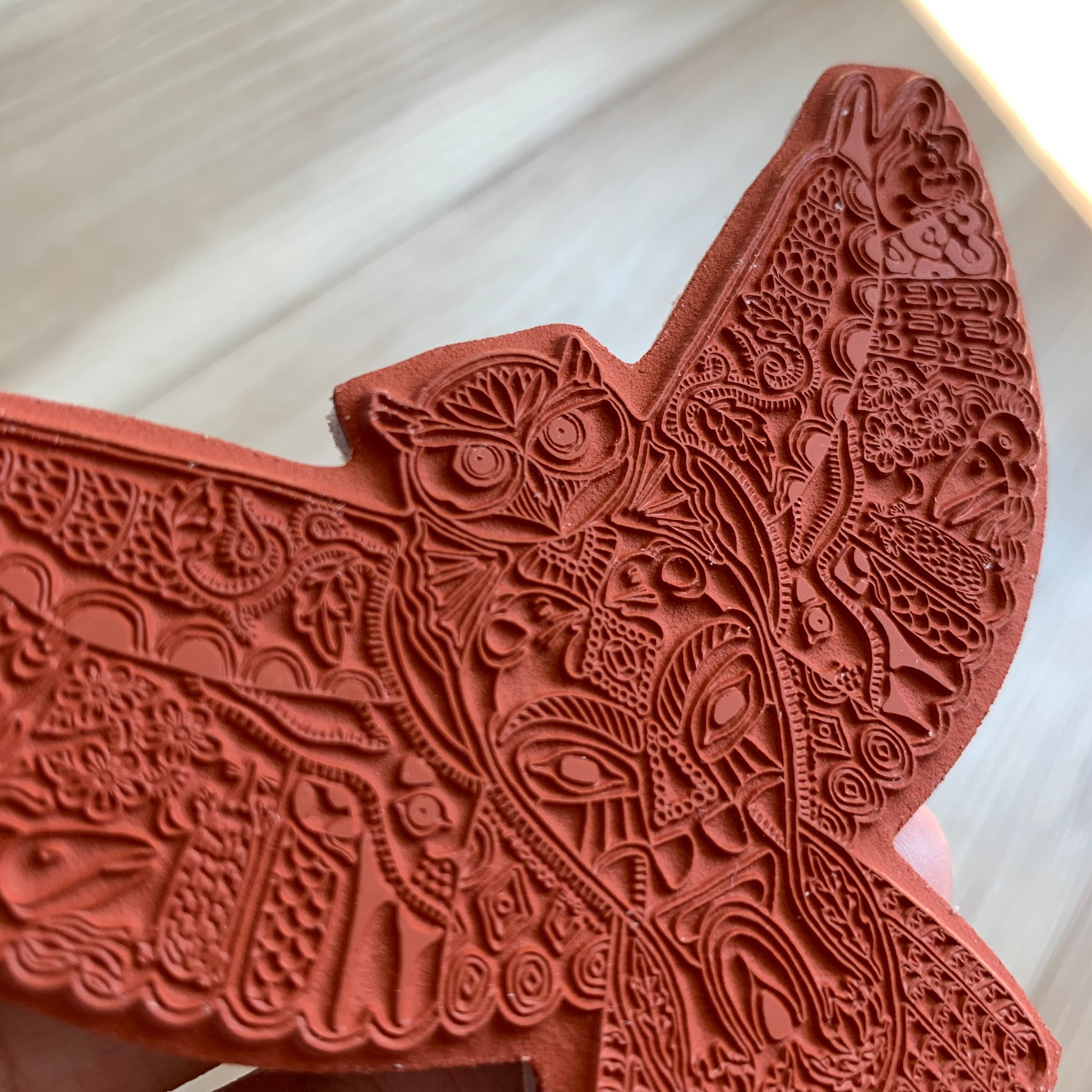 Great Horned Owl Rubber Stamp