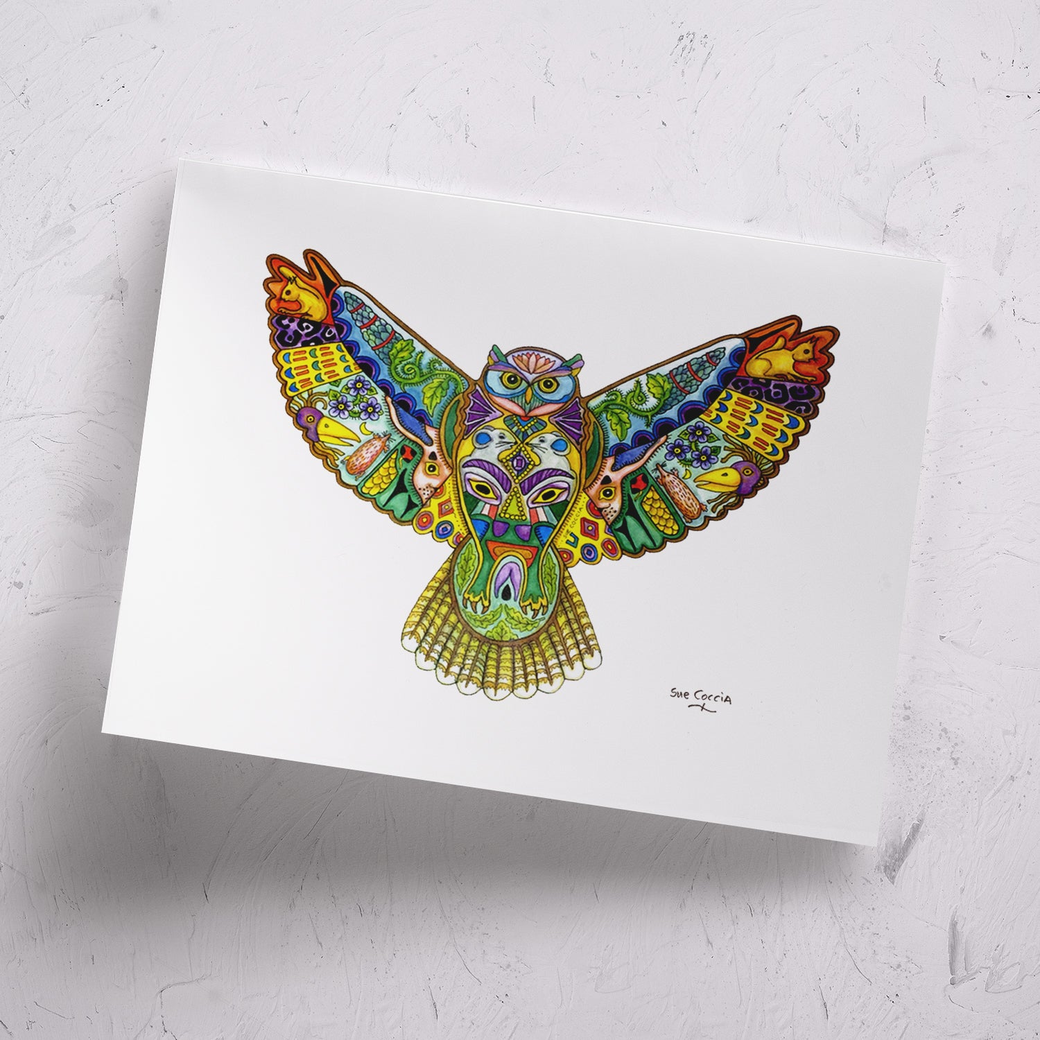 Great Horned Owl Signed Print