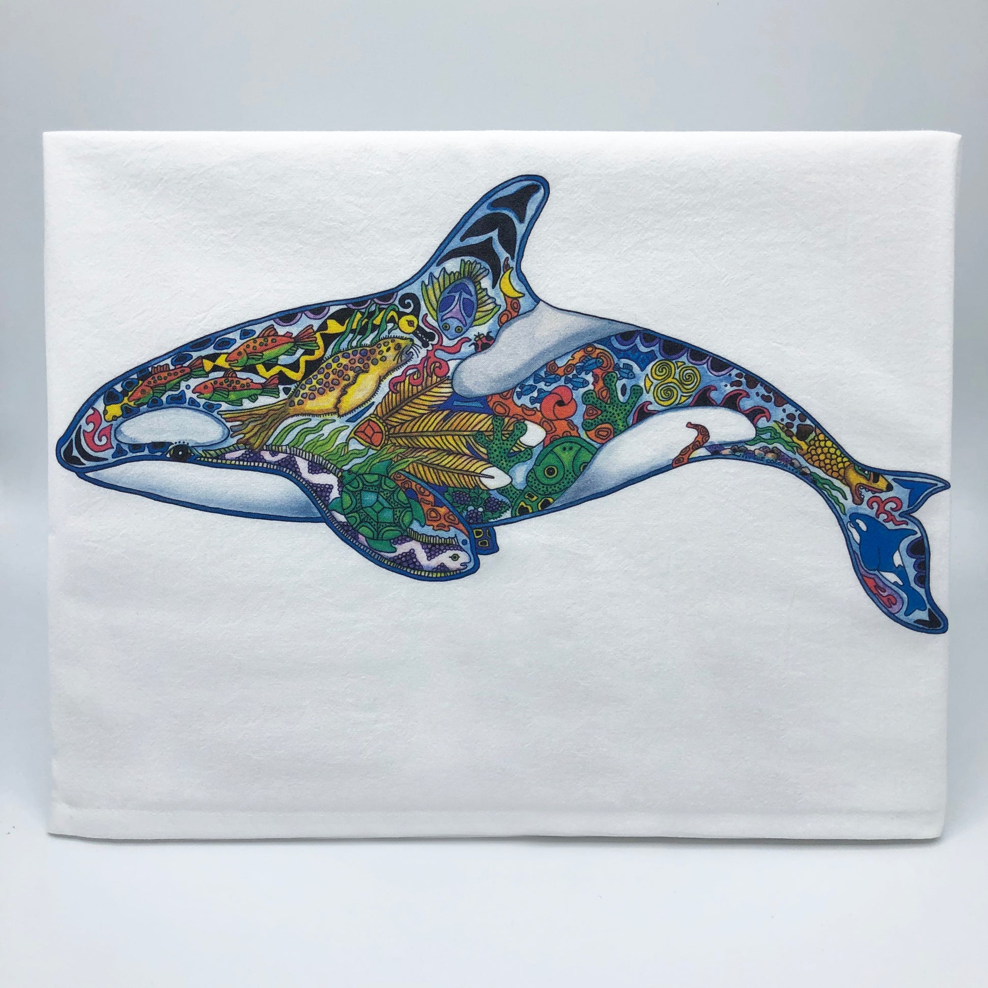 Granny Orca Flour Sack Towel