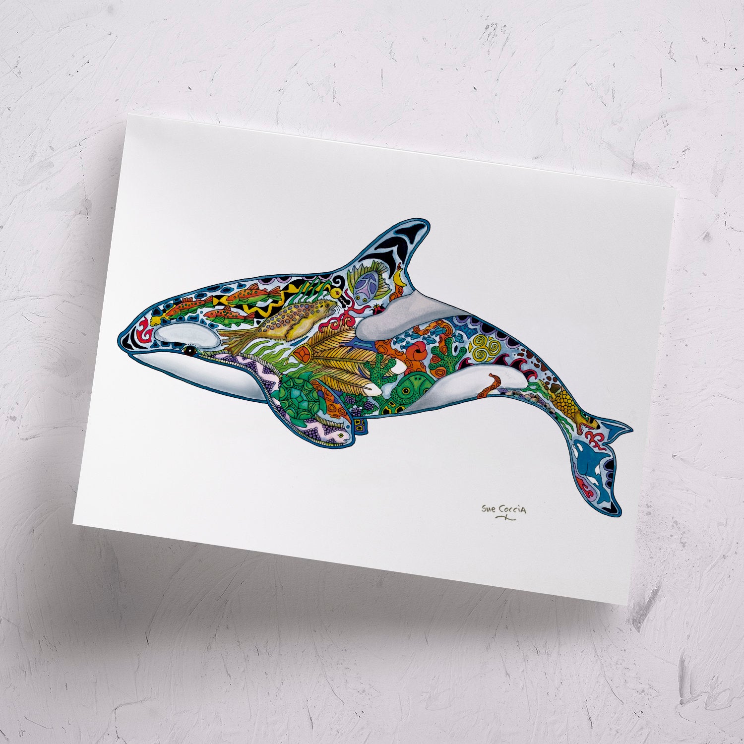 Granny Orca Signed Print