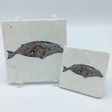 Gray Whale Coasters and Trivets