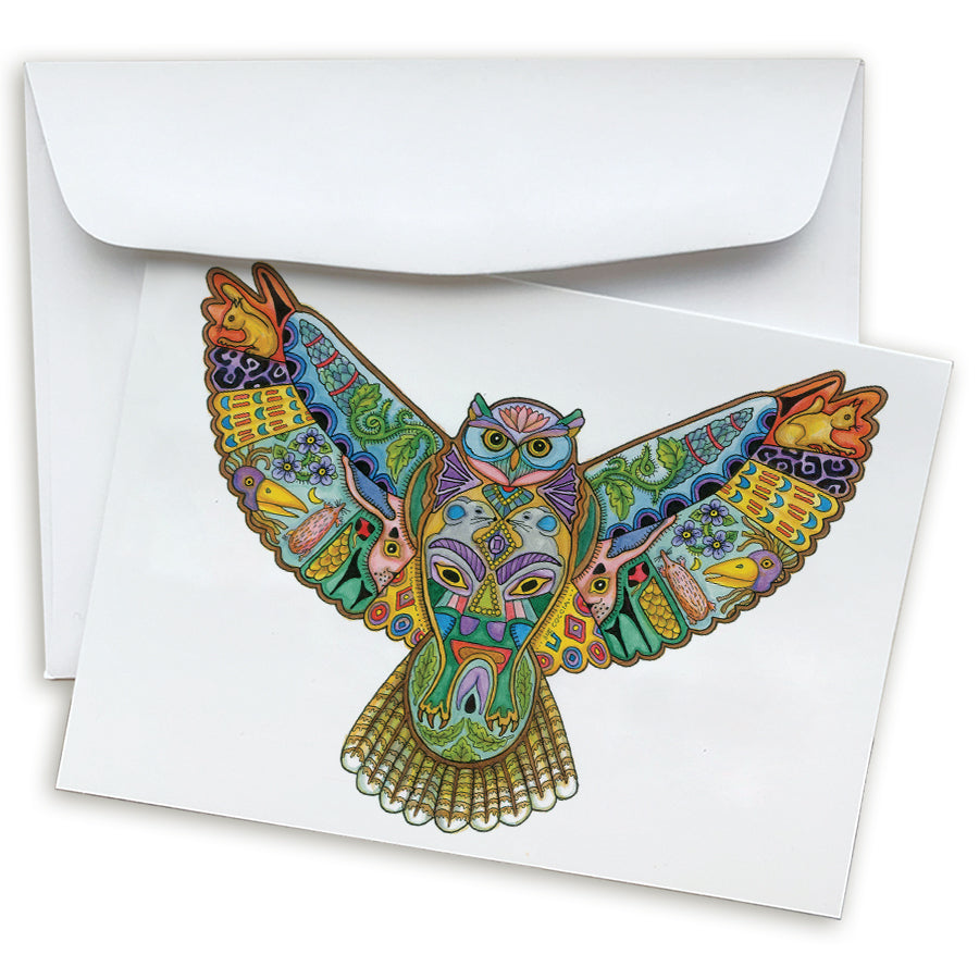 Great Horned Owl Note Card