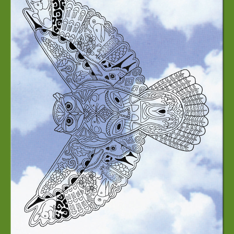 Great Horned Owl Rubber Stamp