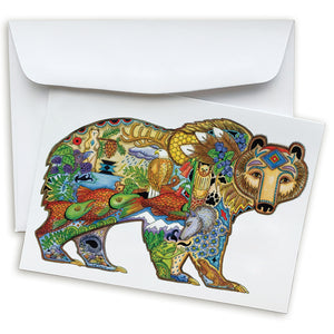 Grizzly Bear Note Card