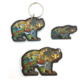 Grizzly Bear Magnets, Keychains and Pins
