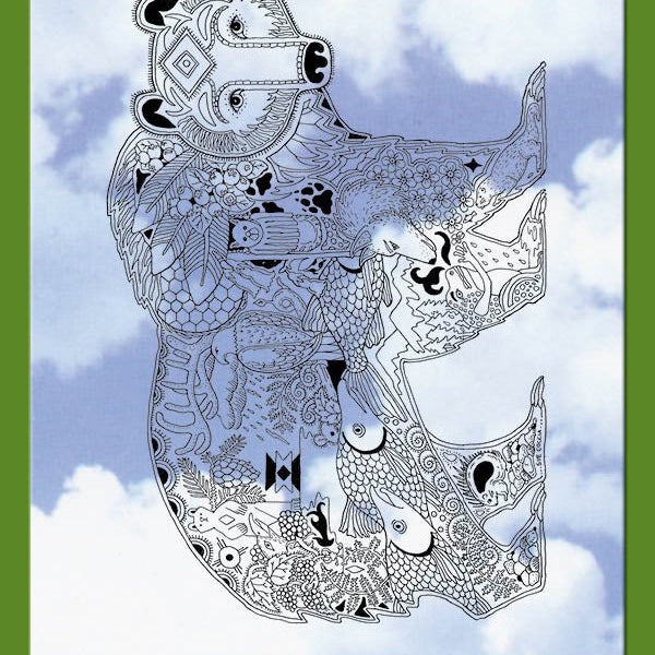 Grizzly Rubber Stamp